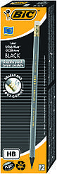 Олівці BIC Evolution Black графітові з гумкою