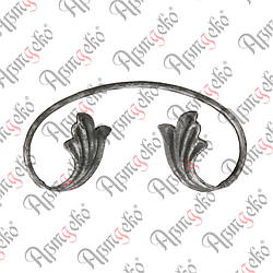 Завиток 220х120х12х6 невальц. Арт. 10.231.01