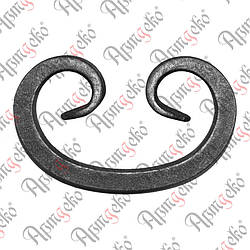 Завиток 125х80х12 невальц. Арт. 10.200.01