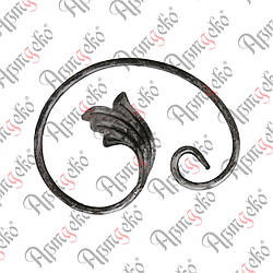 Завиток 150х100х12х6 невальц. правий Арт. 10.240.02