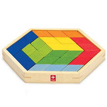 Дерев'яна іграшка головоломка з бамбука "Prism Puzzle"