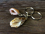 Брелок для ключів з агатовою жеодою, фото 2
