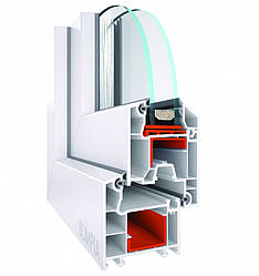 Металопластикові вікна Olimpia 3-камерна система.