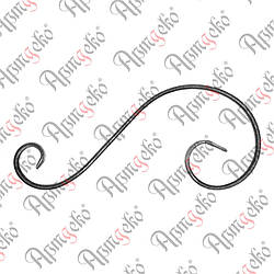 Інтеграл кований (волюта) 270х115х10х5 невальц. Арт. 11.092