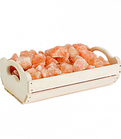 Гималайская розовая соль Ящик 10 кг для бани и сауны