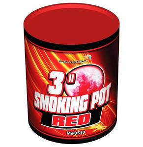 Червоний дим "Smoking pot red" 3" MA0510/R