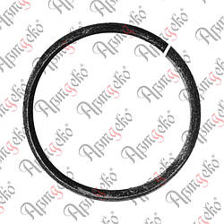 Кільце коване 100х12х6 невальц. Арт. 11.031
