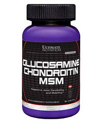 Хондропротектор Ultimate Nutrition Glucosamine & Chondroitin MSM 90 tabs