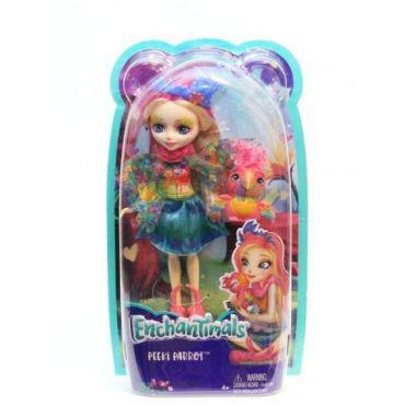 Enchantimals peeki parrot sale doll & sheeny