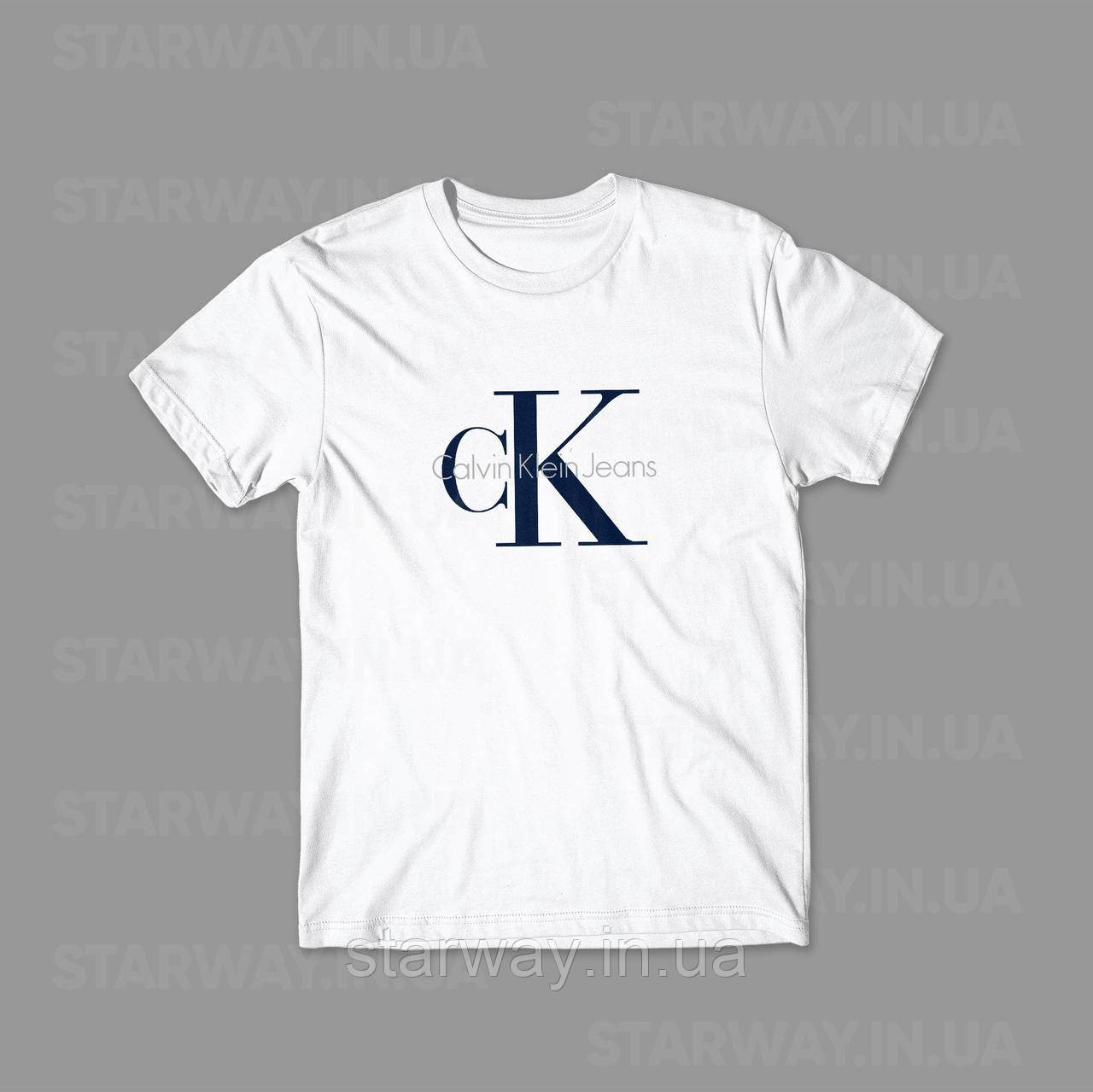 Футболка calvin ck jeans logo | кельвін кляйн