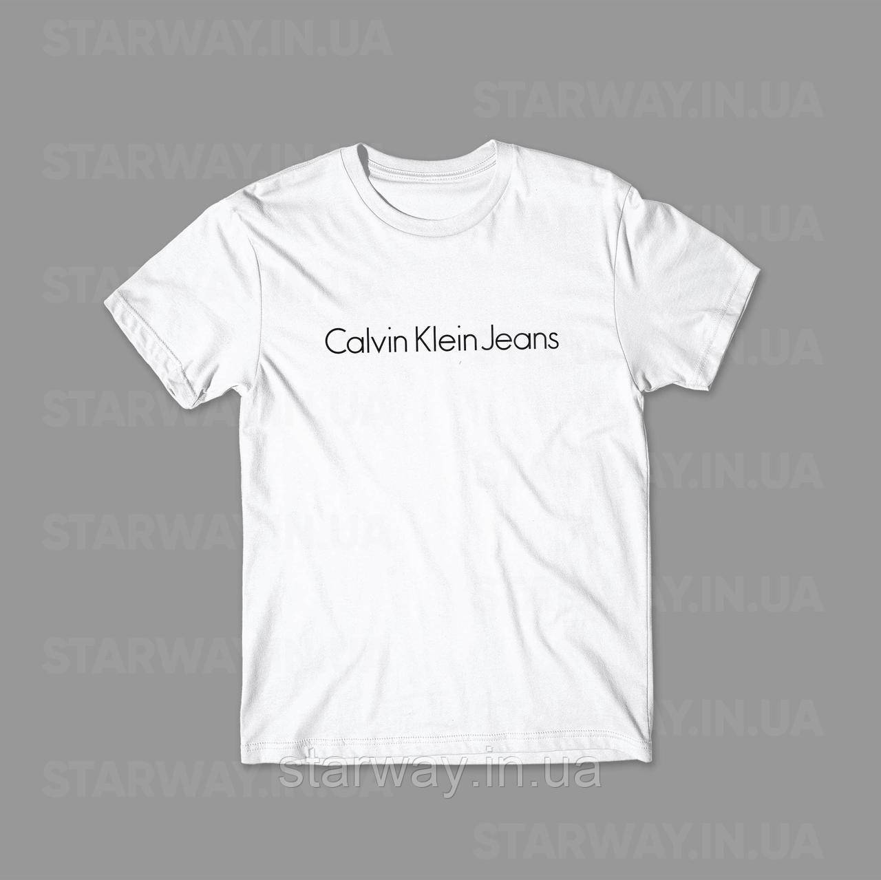 Стильна футболка calvin kl | кельвін кляйн різні кольори