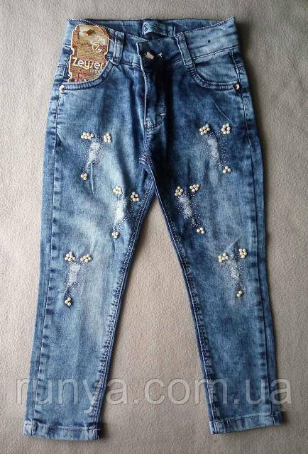 Модні світлі джинси для дівчинки 2 роки