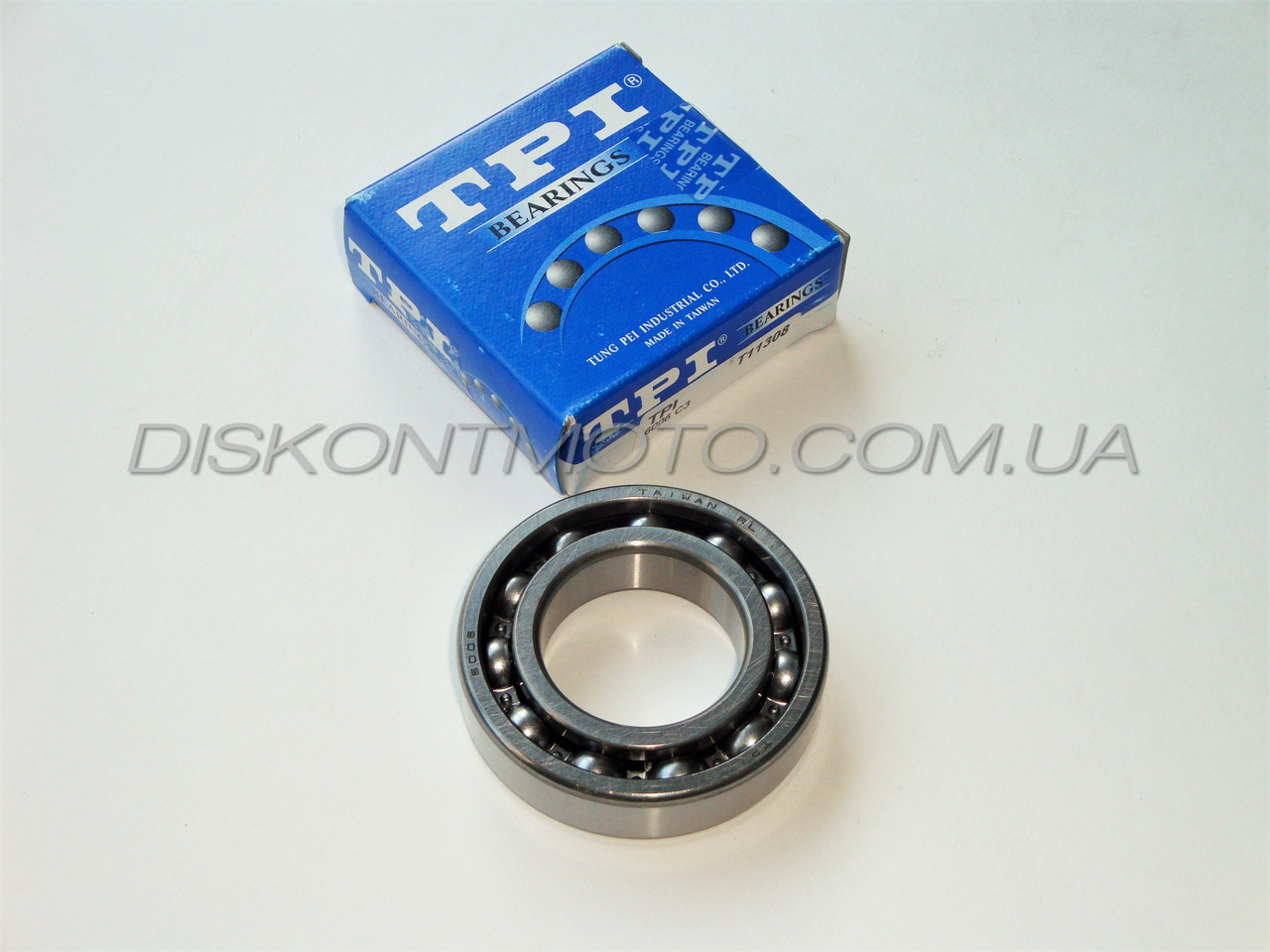 Підшипник колінвала 6006 C3 Suzuki LETS 1/2/3 Летс 30*55*13 TPI Тайвань