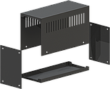 Корпус металевий MiBox MB-10 (Ш90 Г210 В120) чорний, фото 5