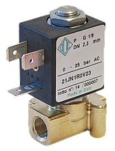 Електромагнітний клапан прямої дії 21JN1R0V23 (ODE, Italy), G1/8