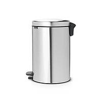 Бак для мусора 20 л Brabantia Pedal Bin MATT STEEL (111907)