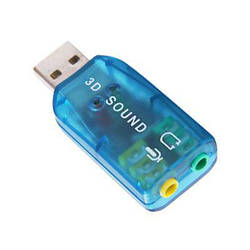 USB звукова карта 3D Sound card 5.1 зовнішня