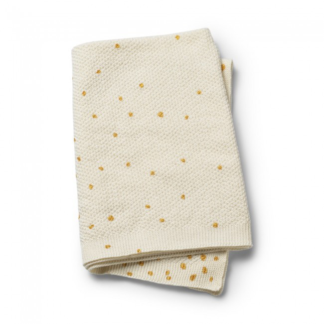 Elodie Details — В'язане укривало Oeko-Tex, Gold Shimmer