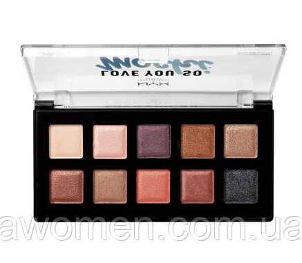 Тени NYX LOVE YOU SO MOCHI EYESHADOW PALETTE (SLEEK AND CHIC) - фото 2 - id-p691502876