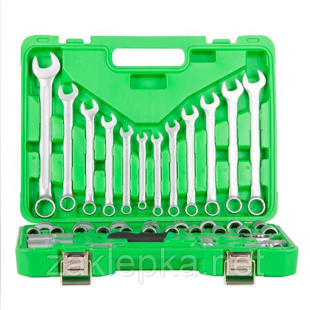 Набір інструментів 38ед. 1/2" Cr-V. INTERTOOL ET-6038SP, фото 1