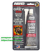 Герметик высокотемпературный силиконовый серый ABRO 999 GREY O.E.M.