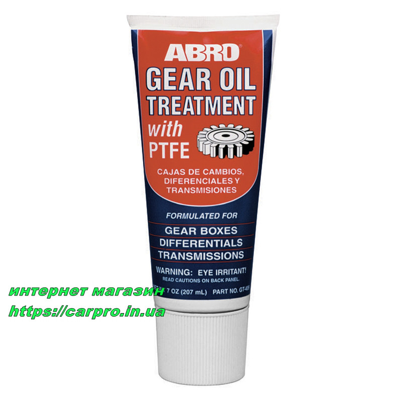 Abro GEAR OIL TREATMENT with PTFE Антифрикционная тефлонова присадка в трансмісійне масло.