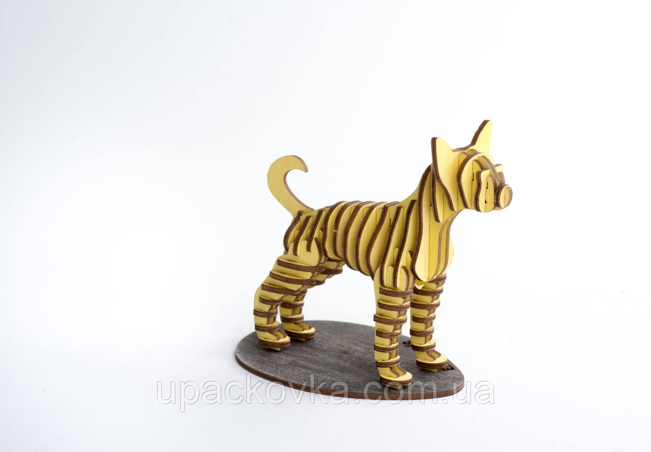 3D модель дерев'яна Собачка