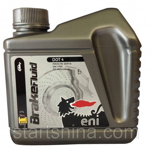 Синтетическая тормозная жидкость ENI Brake Fluid DOT 4 (0.25л) (ID ...