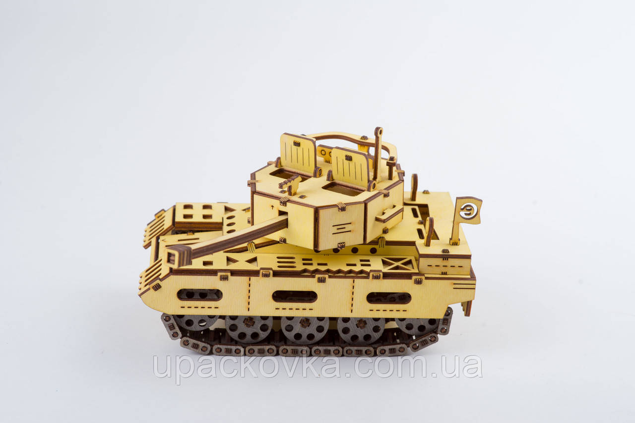 3D модель дерев'яна Танк, фото 1