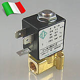 Електромагнітний клапан для повітря 21JN1R0V23 (ODE, Italy), G1/8, фото 2