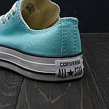 Кеди Converse All Star Tiffany Blue (низькі), фото 3