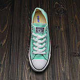 Кеди Converse All Star Mint (м'ятні низькі) 35,37,39 розміри в наявності., фото 2