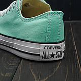 Кеди Converse All Star Mint (м'ятні низькі) 35,37,39 розміри в наявності., фото 4