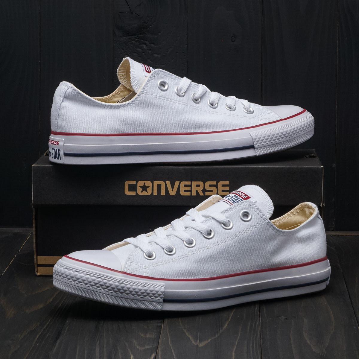 Білі низькі кеди Converse All Star 35,36,37,38, 39,41,42,43-44 розміри в наявності.