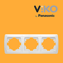 Потрійна горизонтальна рамка VIKO Carmen
