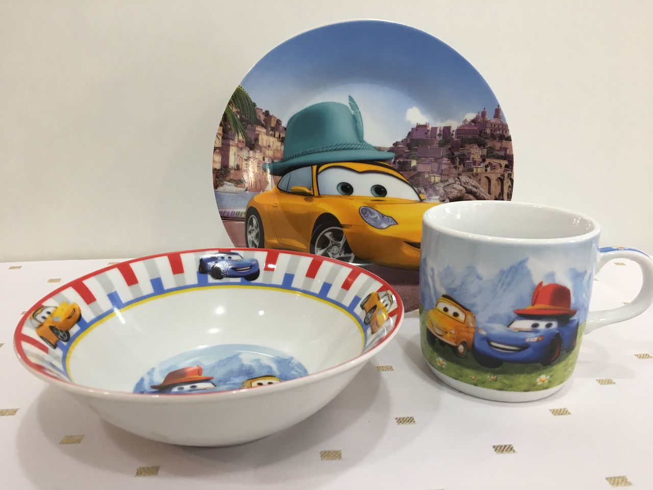 Набір дитячого посуду Disney Cars 3 пр