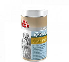 8in1 (8в1) Vitality Excel GLUCOSAMINE Кормова добавка з глюкозаміном та вітаміном С, 55таб.