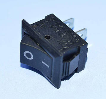 Вимикач KCD1-101 (MRS-101) чорний 1-група ON-OFF, Daier