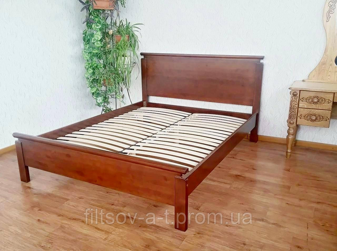 Дерев'яні меблі для спальні від виробника "Падині" (двоспальне ліжко, 2 тумбочки)
