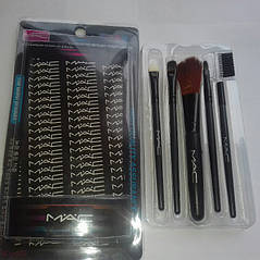 Набір 5 кистей для макіяжу MAC cosmetic brush profusion, фото 4