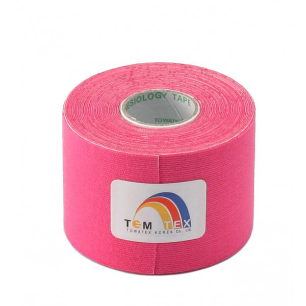 Кінезіо тейп TemTex 5см х 5м (Розовий)