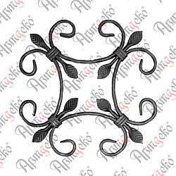 Розетка 270х270х12х6 вальц. Арт. 13.002