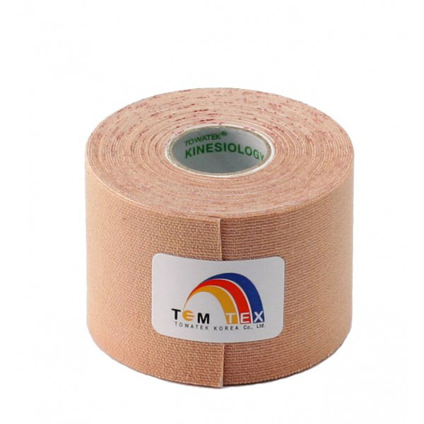 Кінезіо тейп TemTex 5см х 5м (Біжевий)