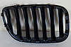 Решітка радіатора ніздрі BMW X5 E70 (чорний мат), фото 3