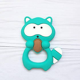 Єнот (бірюза) прорізувач для зубів