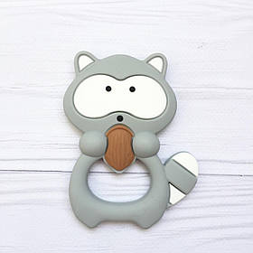 Єнот (світло сірий) прорізувач для зубів