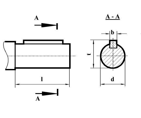 Розміри циліндричних решт вхідних і вихідних валів редуктора РЦД Розміри циліндричних решт вхідних і вихідних валів редуктора РЦД