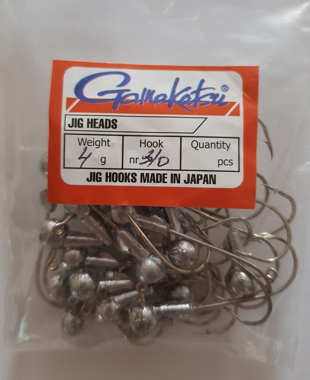 Джиг-головка Gamakatsu (25 шт.) 4 г крNo3/0