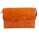 Чоловік шкіряний клатч WHEAT003-5 Рудий, фото 2