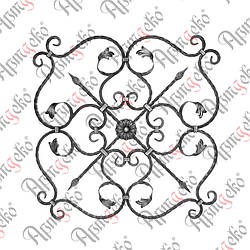 Розетка 800х800х12 вальц. Арт. 13.028.01